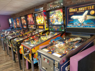 Kickback Pinball At The Main Street Diner