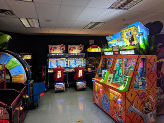 Strikes & Spares Entertainment Center